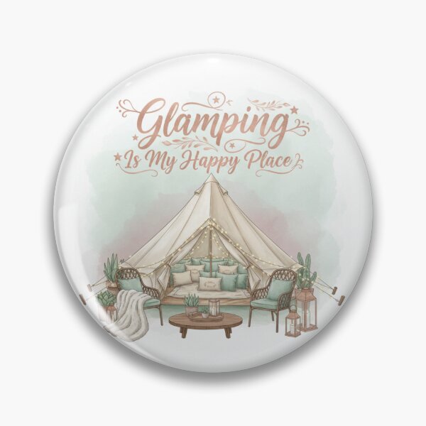 Item preview, Glamping Is My Happy Place designed and sold by BeastandBanshiLLC.