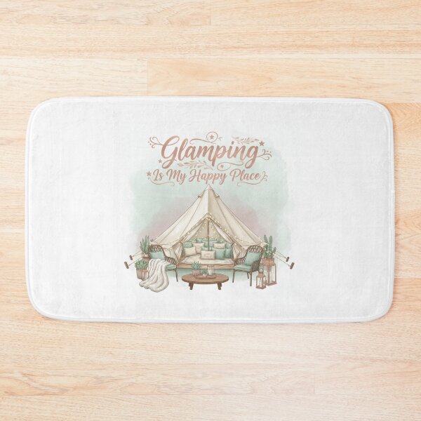 Item preview, Glamping Is My Happy Place designed and sold by BeastandBanshiLLC.