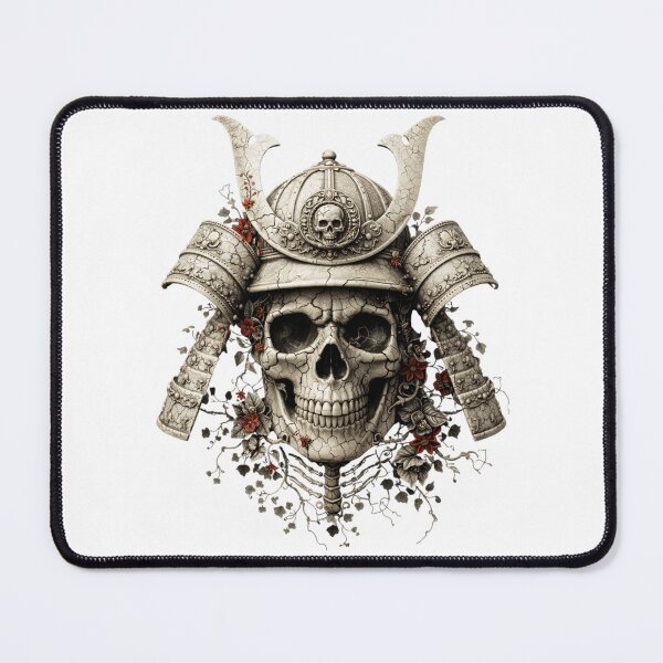Item preview, Porcelain Samurai Skull — NYAO Specimen No.056 (The Undying Bushido) designed and sold by NYAO-YUUKI.