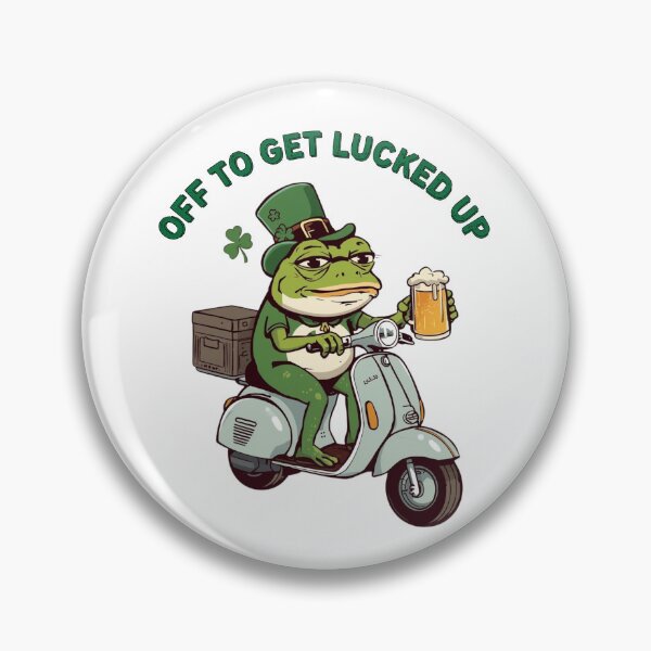 Item preview, ST. PATRICK'S FROG, OFF TO GET LUCKED UP designed and sold by BKDIGITALSHOP.