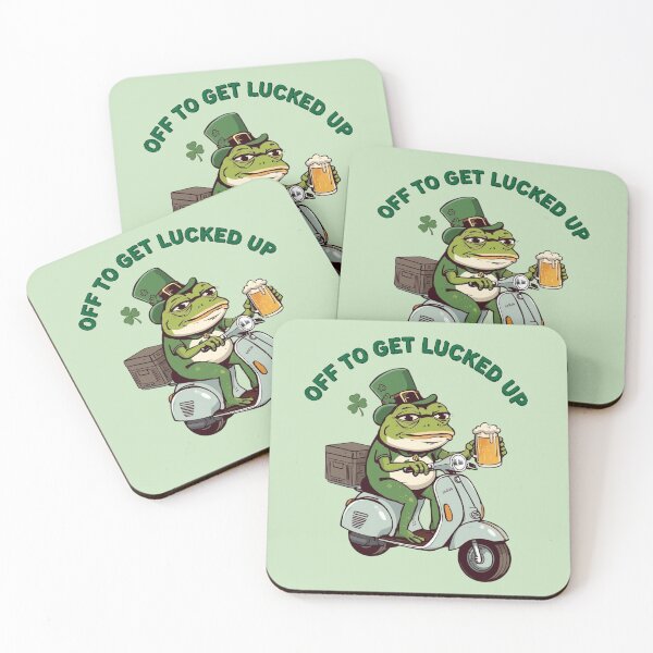 Item preview, ST. PATRICK'S FROG, OFF TO GET LUCKED UP designed and sold by BKDIGITALSHOP.