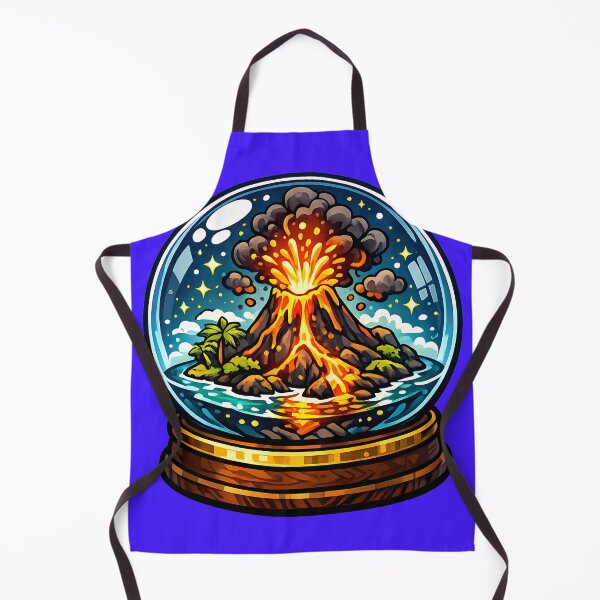 Item preview, Miniature Volcano in a Snow Globe designed and sold by kyokugen.