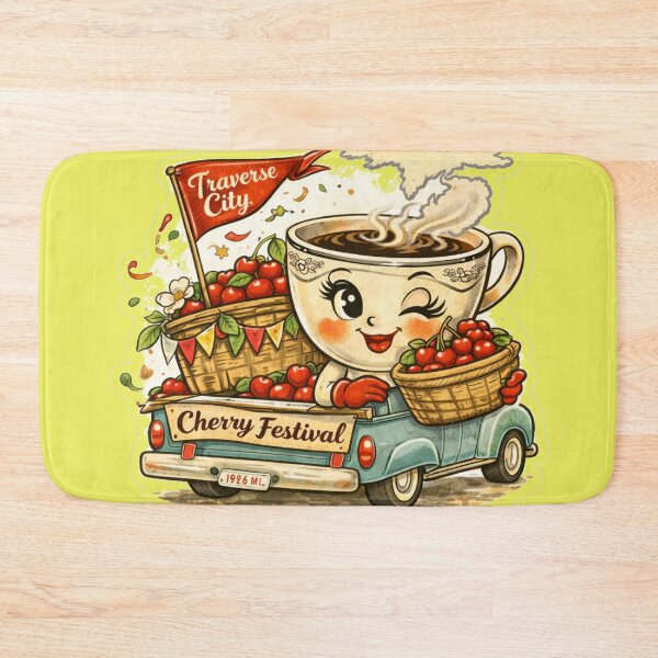 Item preview, Cherry Festival Traverse City Michigan designed and sold by FreshWaterWares.