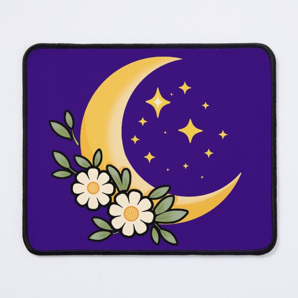 Item preview, Boho Moon and Daisies – Celestial Floral Design designed and sold by RitaRuni1992.