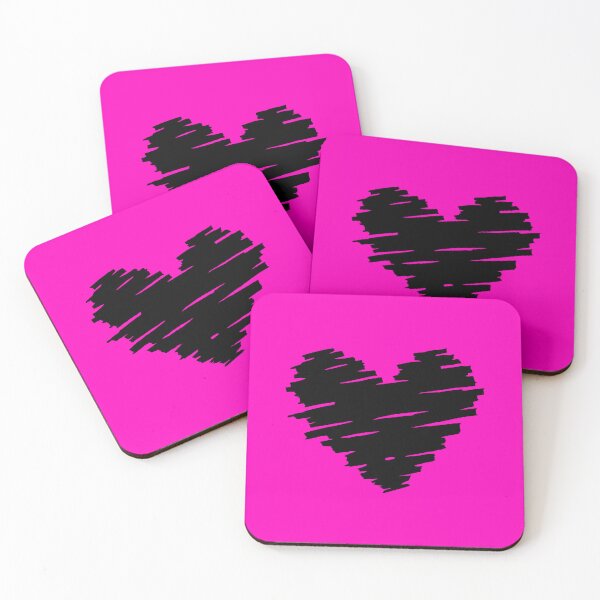 Item preview, Black Heart scribble designed and sold by RedStormCloud.