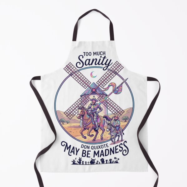 Item preview, Don Quixote & Sancho vs Windmills designed and sold by VoidAnimeStudio.