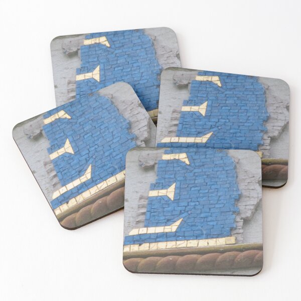 Item preview, E Mosaic Tiles at Highgate Cemetery designed and sold by Katy Fryd.