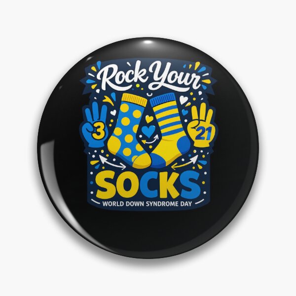 Item preview, Rock Your Socks 3/21 World Down Syndrome Day Awareness designed and sold by faridman.