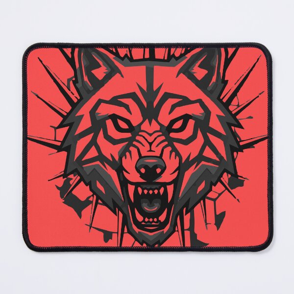 Item preview, Dark Geometric Wolf Alpha Predator Vector Art designed and sold by BestChoiceService.