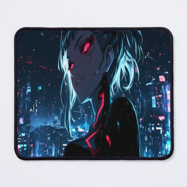 Item preview, Futuristic Cyberpunk Character with Neon Accents designed and sold by snyderdesigners.
