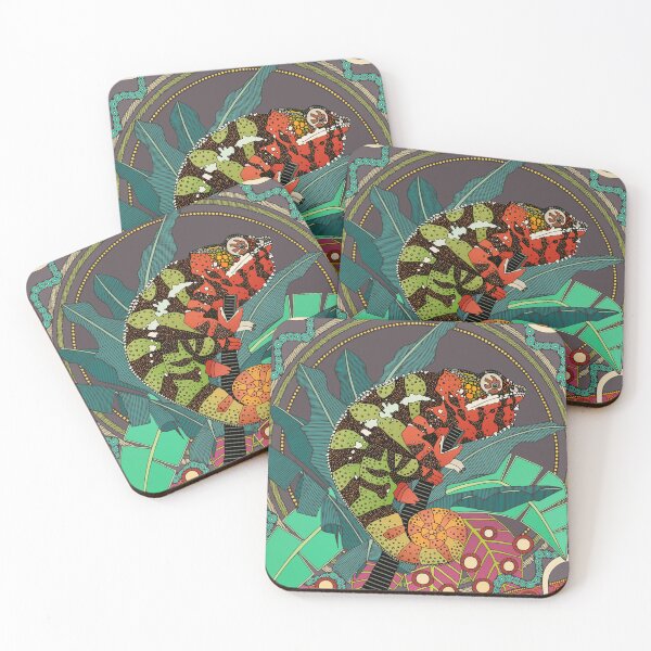 Item preview, forest chameleon designed and sold by scrummy.