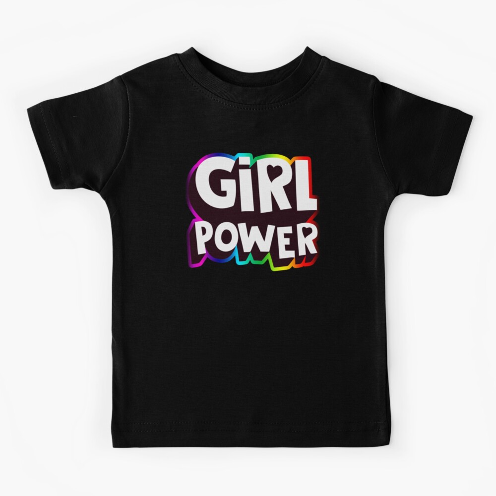 "GIRL POWER" Kids TShirt by GRAPHIKAT Redbubble