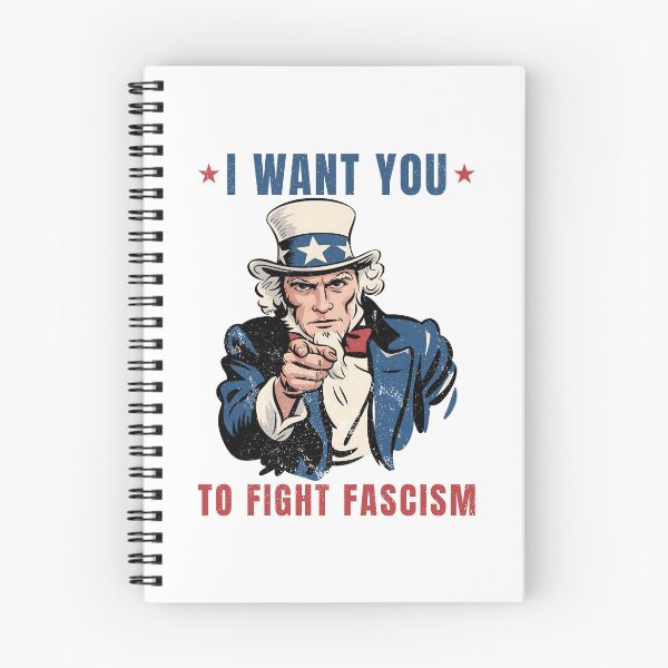 Item preview, Uncle Sam I Want You To Fight Fascism Vintage designed and sold by EthosWear.
