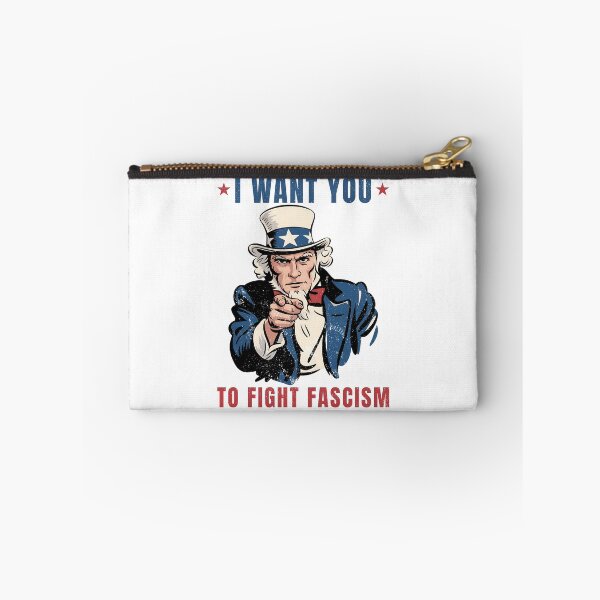 Item preview, Uncle Sam I Want You To Fight Fascism Vintage designed and sold by EthosWear.