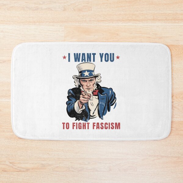 Item preview, Uncle Sam I Want You To Fight Fascism Vintage designed and sold by EthosWear.