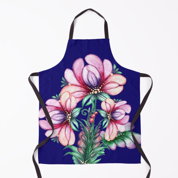Item preview, Bouquet of violet-pink flowers, Ukraine art, Petrykivka style, author's drawing designed and sold by Sunflower-7.
