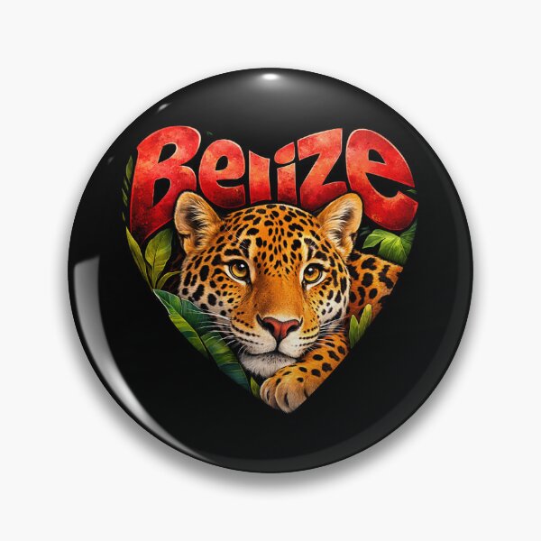 Item preview, Belize - Jaguar Heart Shape designed and sold by Myra365Art.