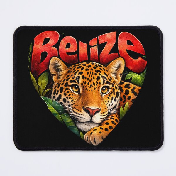 Item preview, Belize - Jaguar Heart Shape designed and sold by Myra365Art.