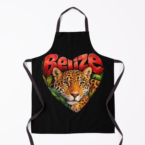 Item preview, Belize - Jaguar Heart Shape designed and sold by Myra365Art.