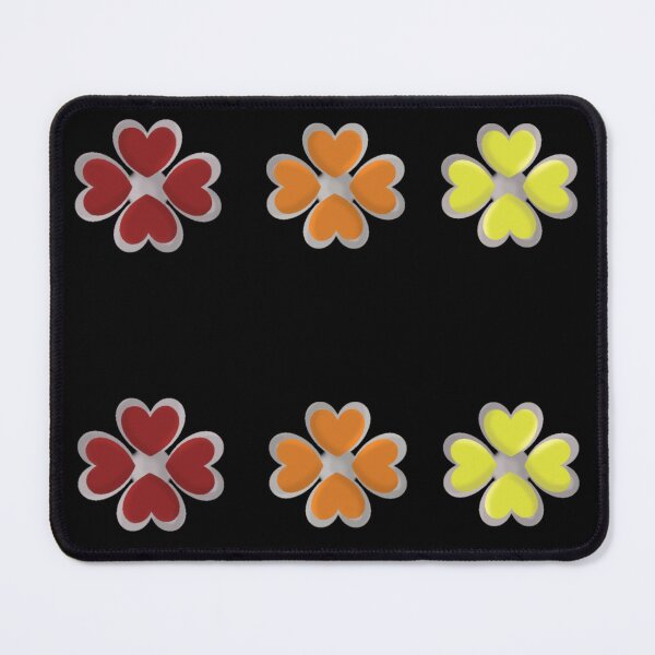 Item preview, Copy of Pendant dark blue, light green,yellow,red clover print designed and sold by YaroshMaria.