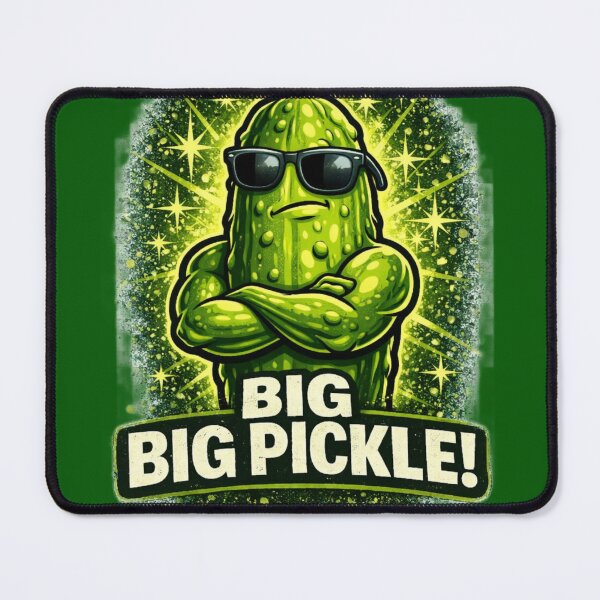 Item preview, I Am The Big Pickle! – Boss Pickle Funny Sunglasses T-Shirt Design designed and sold by BB Design Garage.