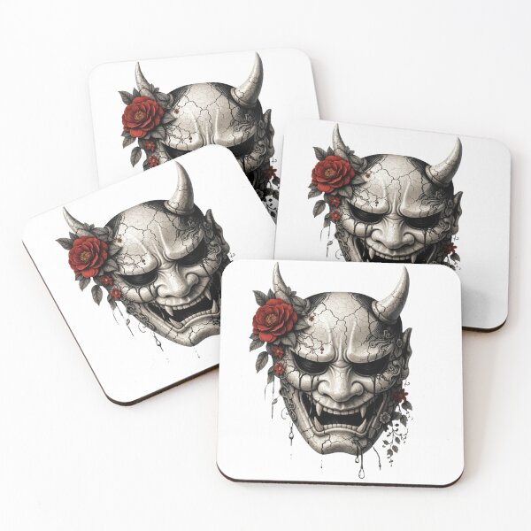Item preview, Porcelain Hannya Mask — NYAO Specimen No.057 (Obsession in Ruby) designed and sold by NYAO-YUUKI.