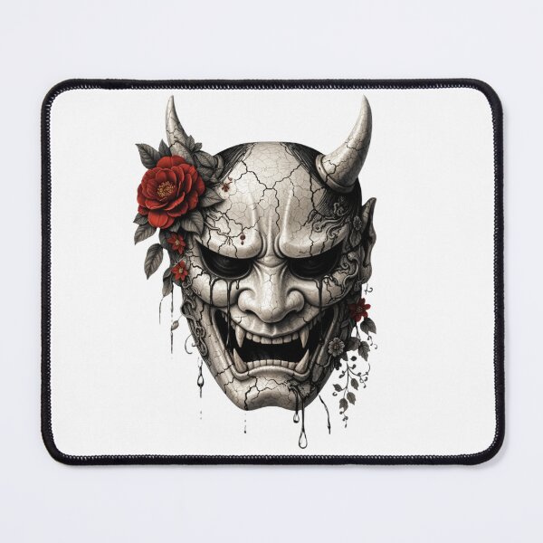 Item preview, Porcelain Hannya Mask — NYAO Specimen No.057 (Obsession in Ruby) designed and sold by NYAO-YUUKI.