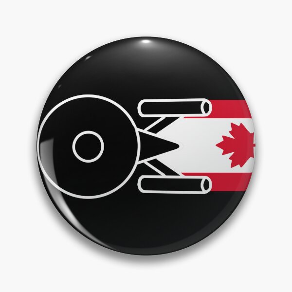 Item preview, Star Trek USS Enterprise NCC-1701 (Canadian Flag) designed and sold by MirandaFreezie.