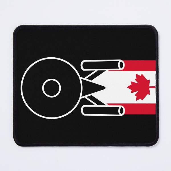Item preview, Star Trek USS Enterprise NCC-1701 (Canadian Flag) designed and sold by MirandaFreezie.