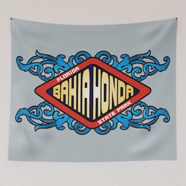 Item preview, Bahia Honda State Park FL Florida emblem retro sign designed and sold by studioss76.