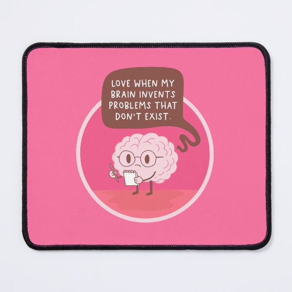 Item preview, Anxiety Brain Meme – Funny Overthinking designed and sold by Jess.a.creates.