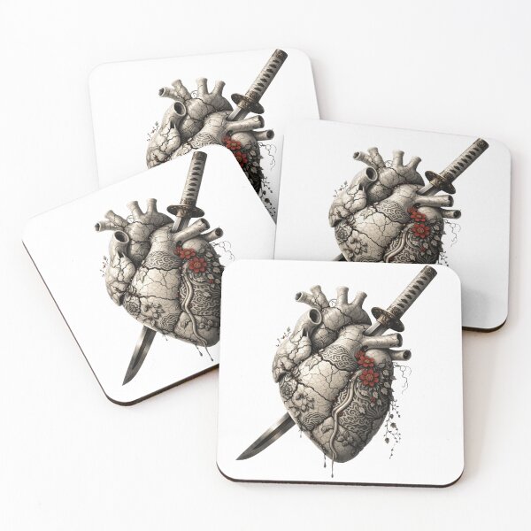 Item preview, Porcelain Samurai Heart — NYAO Specimen No.058 (The Core of Bushido) designed and sold by NYAO-YUUKI.