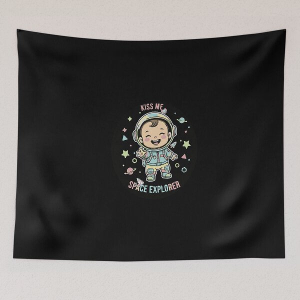 Item preview, Cute Baby Astronaut Kiss Me Space Explorer designed and sold by BestChoiceService.