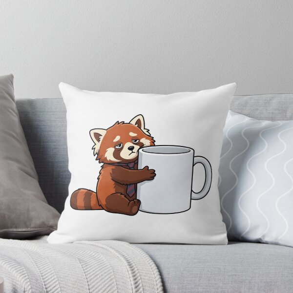 Item preview, Exhausted Red Panda Hugging Coffee Mug designed and sold by Kvarny.