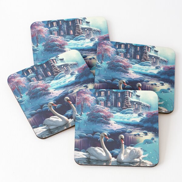 Item preview, SWANS IN WINTER designed and sold by Tammera.