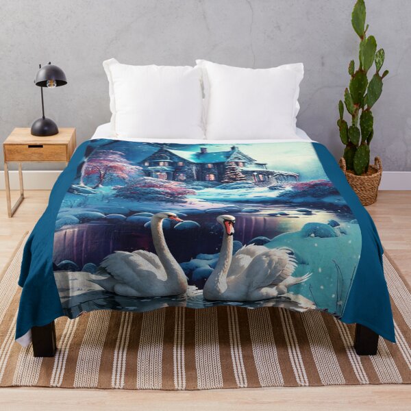Item preview, SWANS IN WINTER designed and sold by Tammera.