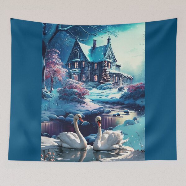 Item preview, SWANS IN WINTER designed and sold by Tammera.