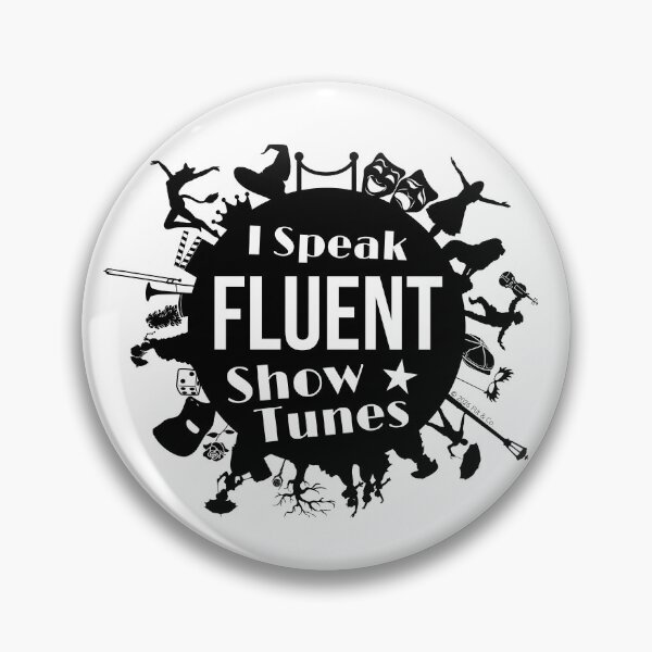 Item preview, I Speak Fluent Show Tunes Reimagined - Black/White designed and sold by Flit & Co..