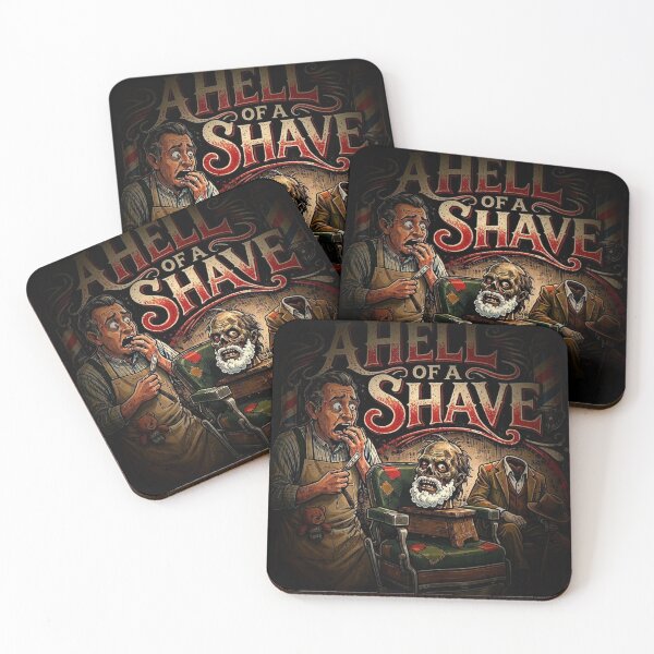 Item preview, At the barber's after the apocalypse designed and sold by sypetru.