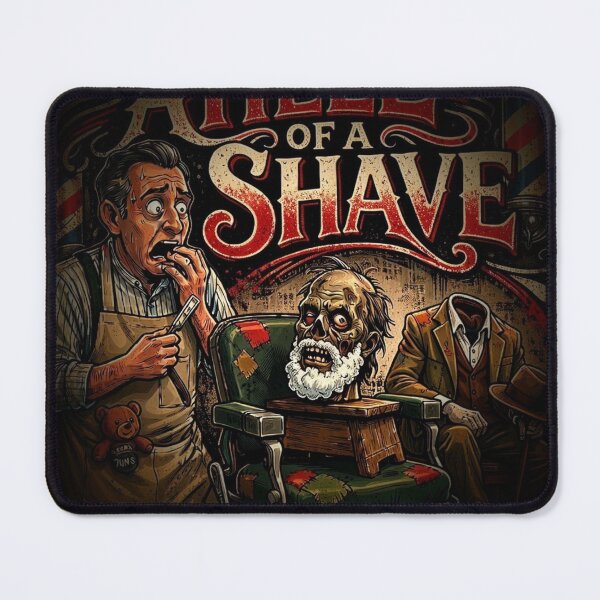 Item preview, At the barber's after the apocalypse designed and sold by sypetru.