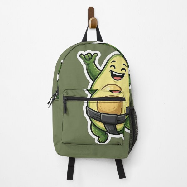 Item preview, Funny Sumo Avocado Wrestler Sticker - Cute Kawaii Healthy Food Art designed and sold by zakman02.