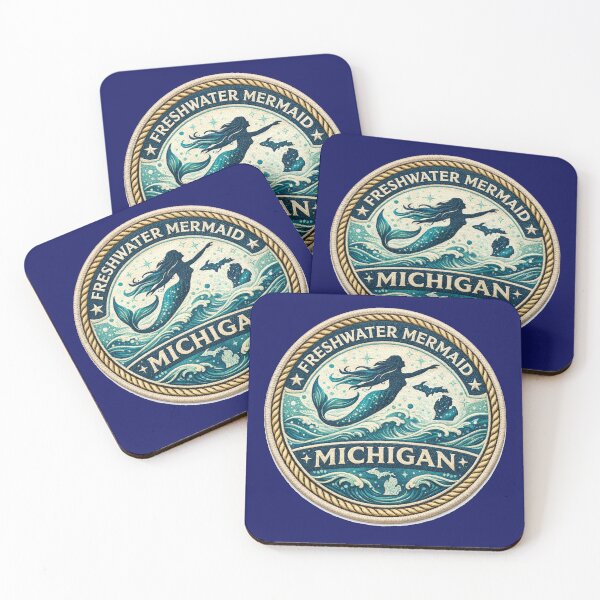 Item preview, Freshwater Mermaid Michigan  designed and sold by FreshWaterWares.