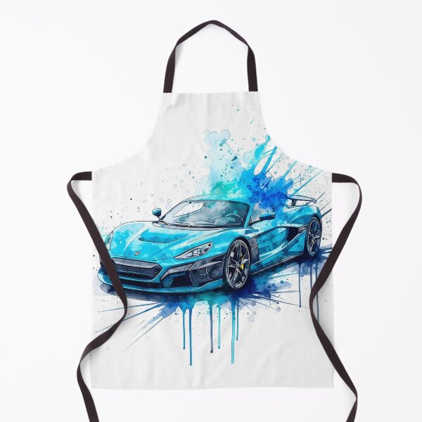 Item preview, Rimac Nevera Electric Hypercar Watercolor Art Futuristic Supercar Illustration designed and sold by Motorline44.