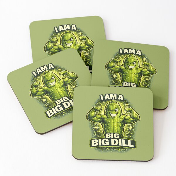 Item preview, I Am A Big Dill – Funny Muscle Pickle Pun T-Shirt Design designed and sold by BB Design Garage.