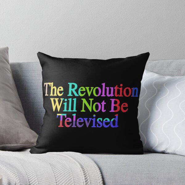 Item preview, The Revolution Will Not Be Televised - Retro Analog VHS CRT TV Screen designed and sold by blueversion.