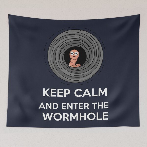 Item preview, Keep Calm and Enter the Wormhole designed and sold by Amir Faysal.