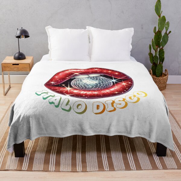 Item preview, Disco Lips With Mirror Ball – Retro Party Aesthetic Disco Disco Style designed and sold by ArcticFoxStudio.