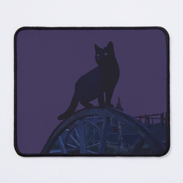 Item preview, Black Cat Silhouette on Old Wagon Wheel designed and sold by Arturo Daniel Garcia Palomo.