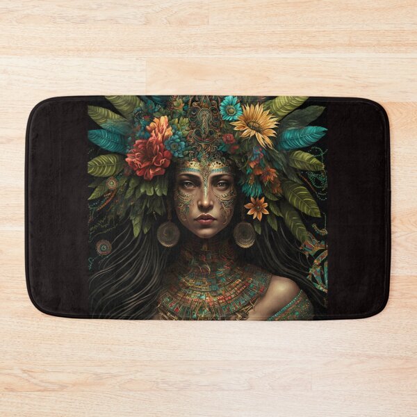 Item preview, Deity or Priestess with Tribal and Natural Aesthetics - Fantasy Art Inspired by Ancient Cultures designed and sold by Hipatye26.