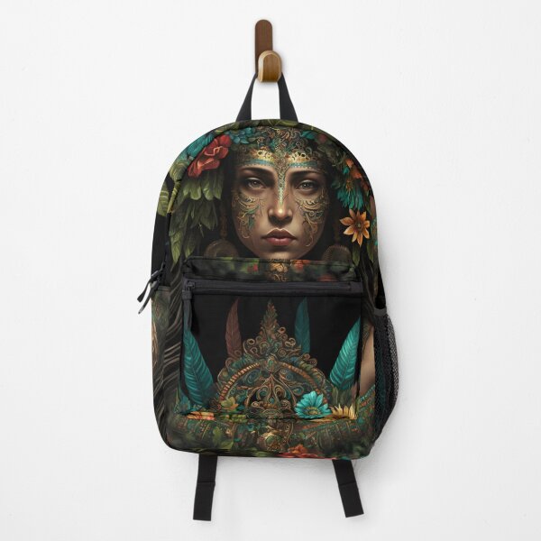 Item preview, Deity or Priestess with Tribal and Natural Aesthetics - Fantasy Art Inspired by Ancient Cultures designed and sold by Hipatye26.